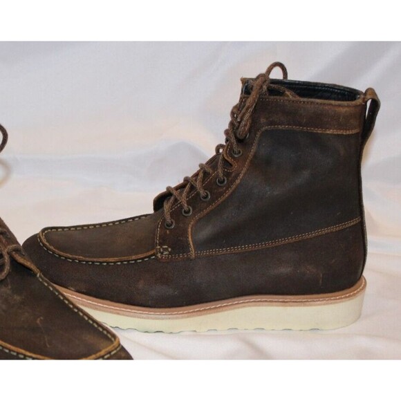 NISOLO MEN\'S MATEO SUEDE BOOTS BROWN SZ 9 $260 NWOB main image 5